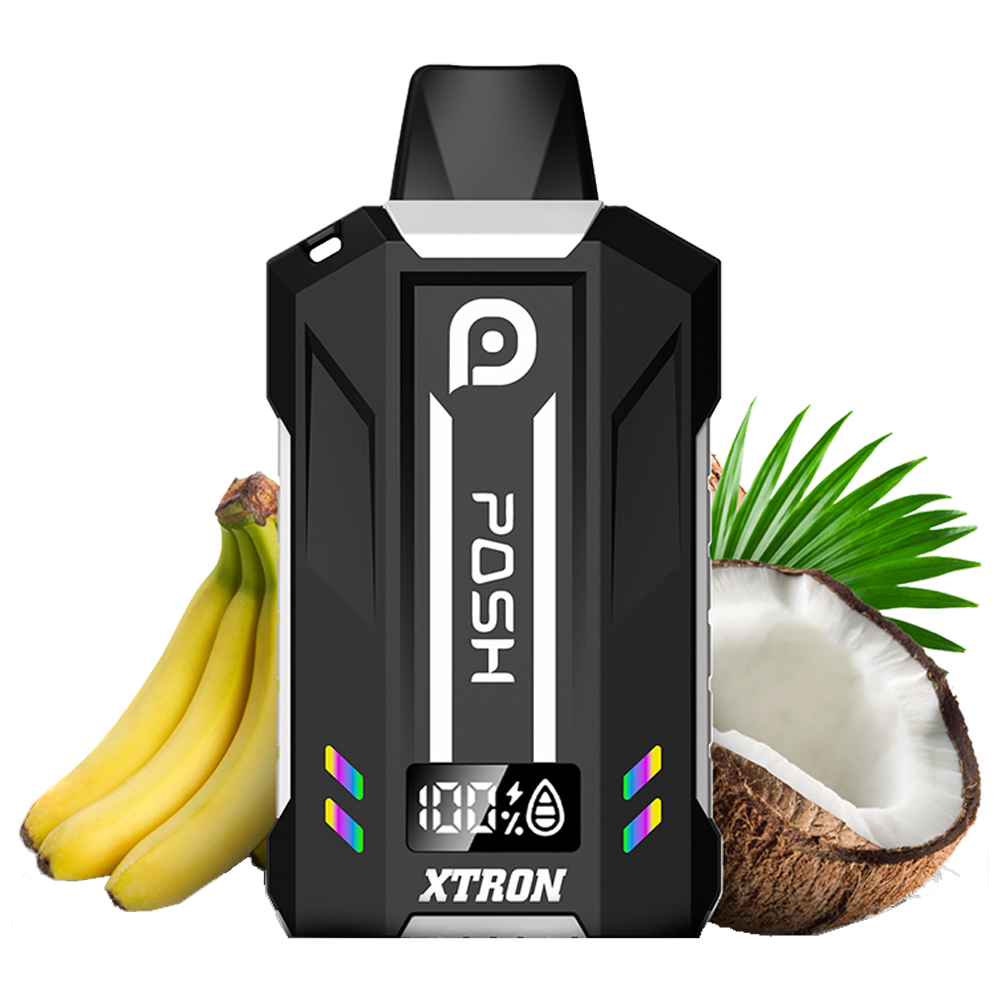 Posh Xtron Disposable Coconut Banana 5ct Display